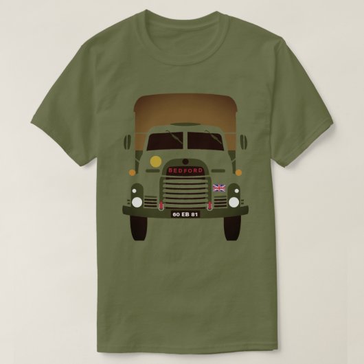 PERSÖNLICH BRITISCHER ARMY VETERAN TRUCK T - Shirt (Design vorne)