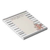 Persönlich, bunt, Baby, Teddy Bär Notizblock (angewinkelt)