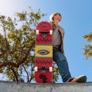 Persönlich gestaltbare, farbenfrohe afrikanische S Skateboard