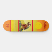 Persönlich gestaltbares farbenfrohe King Cobra Ska Skateboard (Horizontal)