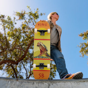 Persönlich gestaltbares farbenfrohe King Cobra Ska Skateboard