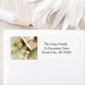 Persönlich gestaltbares Happy Holidays Label (Insitu)