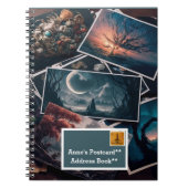 Persönlich gestaltbares Postkartendesign Notizblock (Vorderseite)