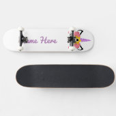 Persönlich gestalten Sie Ihr eigenes Blumenschläfc Skateboard (Horizontal)
