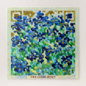 PERSÖNLICH, IRISES VAN GOGH GEMÄLDE QR CODE AI PUZZLE (Vertikal)