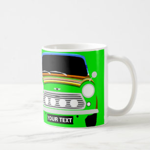 PERSÖNLICH KLASSIC STRIPEKT ORIGINAL MINI CAR KAFFEETASSE