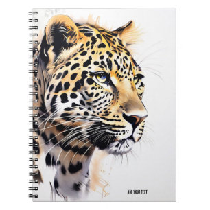 PERSÖNLICH: Leopard   Notebook-Journal Notizblock