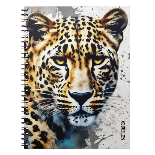 PERSÖNLICH: Leopard | Notebook-Journal Notizblock (Vorderseite)