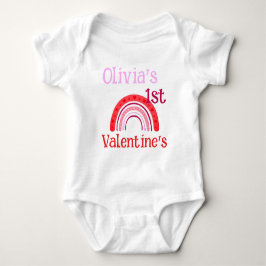Persönlich MEINE ERSTEN VALENTINSBOTSCHAFTEN Regen Baby Strampler