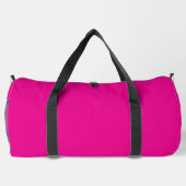 Persönlich mit den Initialen in heiß rosa Duffle Bag (Rückseite)