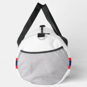 Persönlich mit Ihrem anfänglichen roten Streifen w Duffle Bag (Rechts)