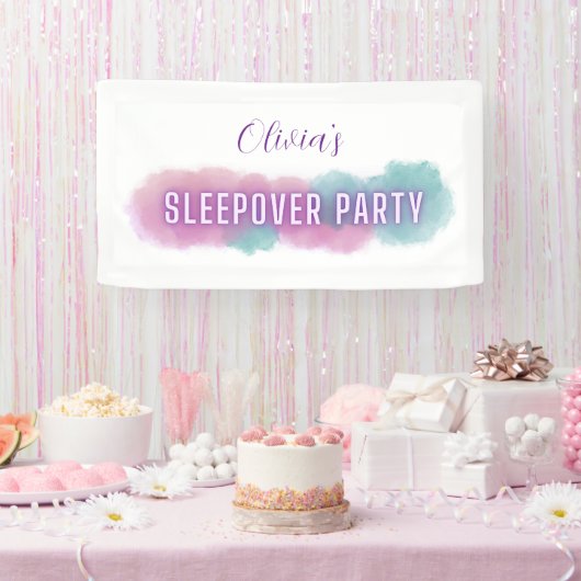 Persönlich personalisiertes "Sleepover-Party" | Pa Banner (Party)