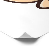 Persönlich süß wie Kaffee Poster (Ecke)
