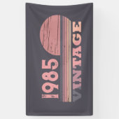 Persönlich Vintages 40. Party Banner (Vertikal)