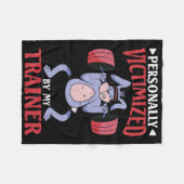 Persönlich von meinem Trainer Opfer 1 Fleecedecke (Vorderseite (Horizontal))