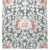 Persönlich zu sagen, alles Moderne Blumenmuster Duschvorhang (Vorderseite)