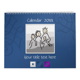 Persönliche 13 Fotos und benutzerdefinierter Text  Kalender