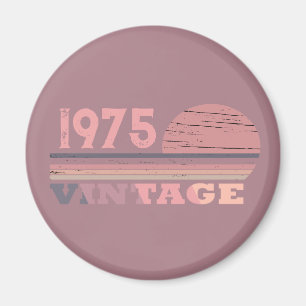 Persönliche 50 Vintage 50. Geburtstagsparty Magnet