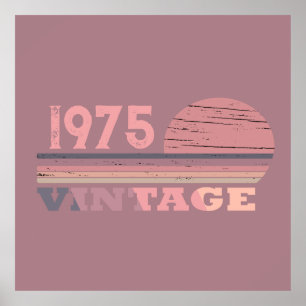 Persönliche 50 Vintage 50. Geburtstagsparty Poster