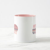 Persönliche 50 Vintage 50. Geburtstagsparty Tasse (Zentrum)