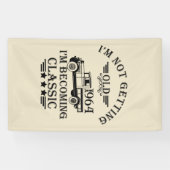 Persönliche 60 Vintage 60. Geburtstagsparty Banner (Horizontal)