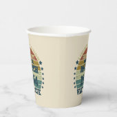 Persönliche 60 Vintage 60. Geburtstagsparty Pappbecher (Rechts)