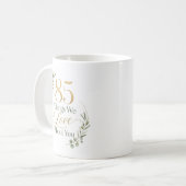 Persönliche 85 Dinge, die wir an dir lieben Kaffeetasse (Vorderseite Links)