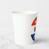 Persönliche Abstimmung 2024 Präsidentschaftswahlka Pappbecher (Rechts)