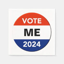 Persönliche Abstimmung 2024 Präsidentschaftswahlka Serviette