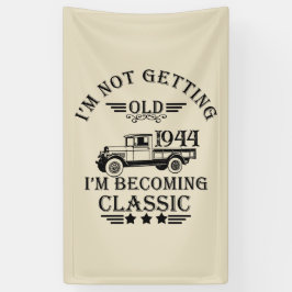 Persönliche achtzig Vintage 80. Geburtstagsparty Banner