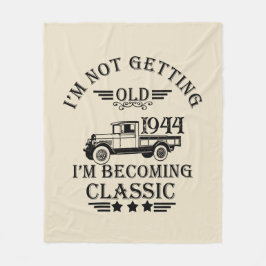 Persönliche achtzig Vintage 80. Geburtstagsparty Fleecedecke