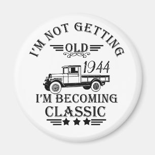 Persönliche achtzig Vintage 80. Geburtstagsparty Magnet