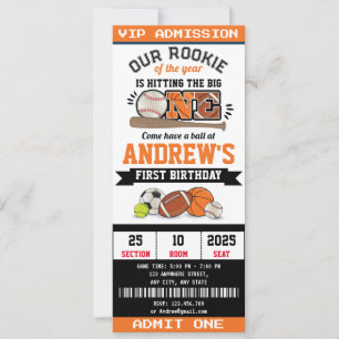 Persönliche All Star Sport Einladung zum ersten Ge