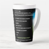 Persönliche Anpassung an Ihre eigene Bildqualität Milchtasse (Rechte Ecke)