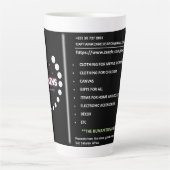 Persönliche Anpassung an Ihre eigene Bildqualität Milchtasse (Vorderseite)