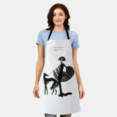 Persönliche Art Déco Schürze (Getragen)