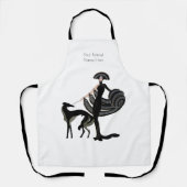 Persönliche Art Déco Schürze (Vorderseite)