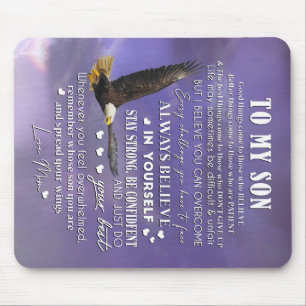 Persönliche auf meinen Sohn von Liebe Mama Gesche Mousepad