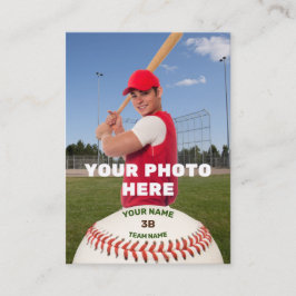 Persönliche Baseball-Karte (angepasste Batter-Stat Visitenkarte