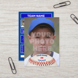 Persönliche Baseball-Karte (angepasste Batter-Stat Visitenkarte