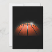 Persönliche Basketball Geburtstagsvorlage Einladung (Rückseite)