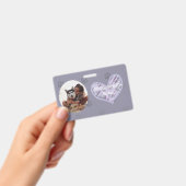 Persönliche Behandlung Pet-ID mit Foto und Name Ausweis (Handheld)