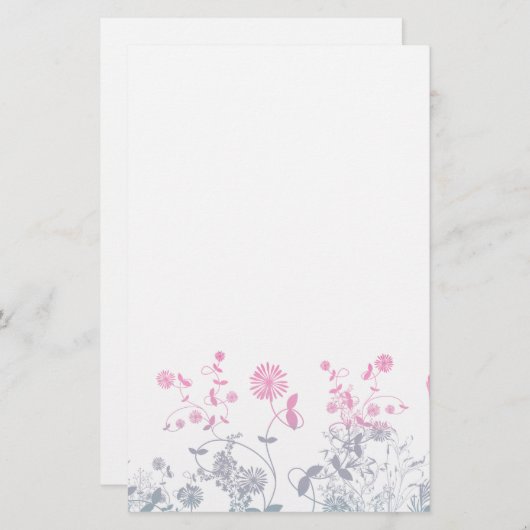 Persönliche benutzerdefinierte Schreibweise Briefpapier (Vorne/Hinten)