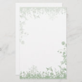 Persönliche benutzerdefinierte Schreibweise Briefpapier (Vorne/Hinten)