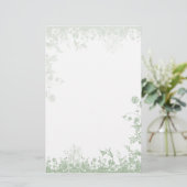 Persönliche benutzerdefinierte Schreibweise Briefpapier (Stehend Vorderseite)