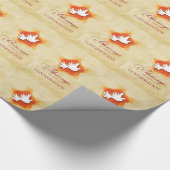 Persönliche Bestätigung Gratulation Geschenk Coll Geschenkpapier (Ecke)