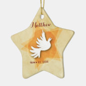 Persönliche Bestätigung Gratulation Geschenk Coll Keramikornament (Links)