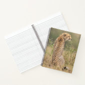 Persönliche Bezeichnung Cheetah Spiral Notebook Notizblock (Innenseite)