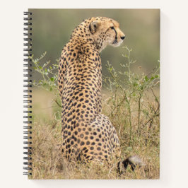 Persönliche Bezeichnung Cheetah Spiral Notebook Notizblock