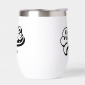 Persönliche Braut und Babe-Wasserflasche (Links)